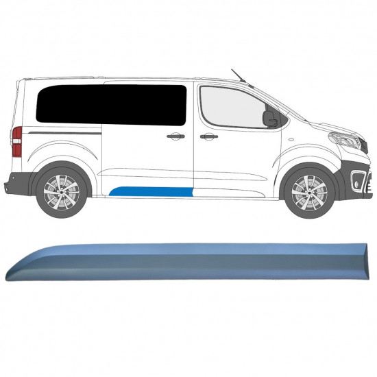 Bandou lateral spate pentru Toyota Proace 2016- / Dreapta 12818