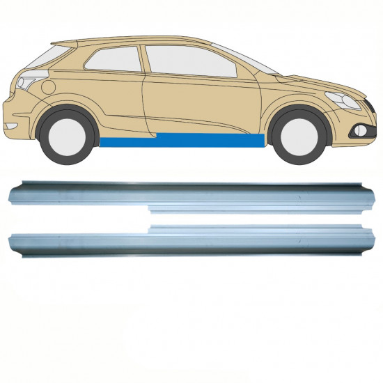 Reparație prag pentru Kia Pro Ceed 2006-2012 / Stânga+Dreapta / Set 10822