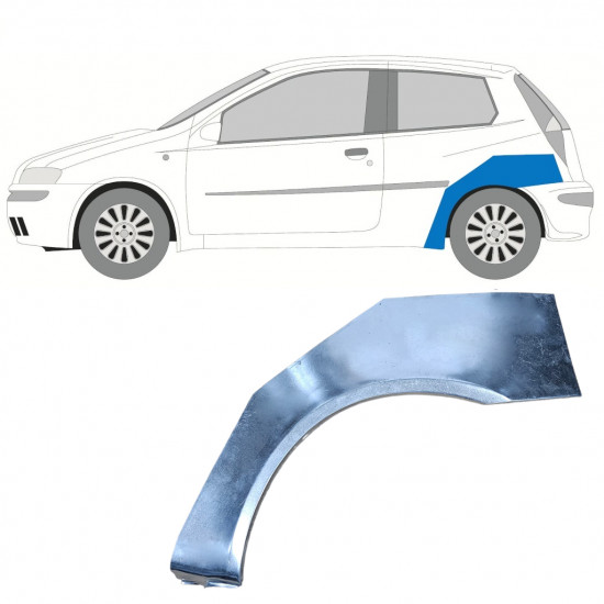 Reparație aripă spate pentru Fiat Punto 2 1999-2010 / Stânga 7268