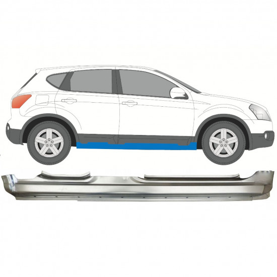 Reparație prag pentru Nissan Qashqai 2007-2013 / Dreapta 11564