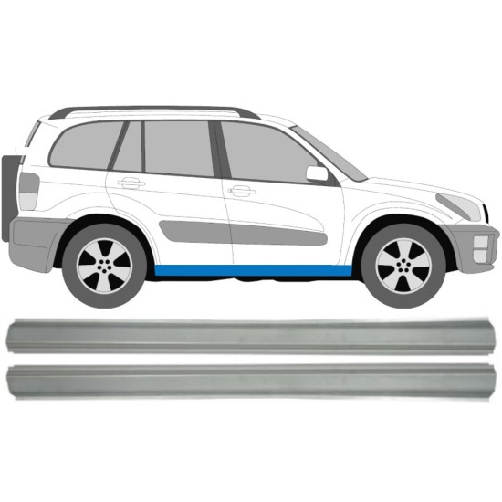Reparație prag pentru Toyota Rav4 2000-2005 / Stânga+Dreapta / Set 15317