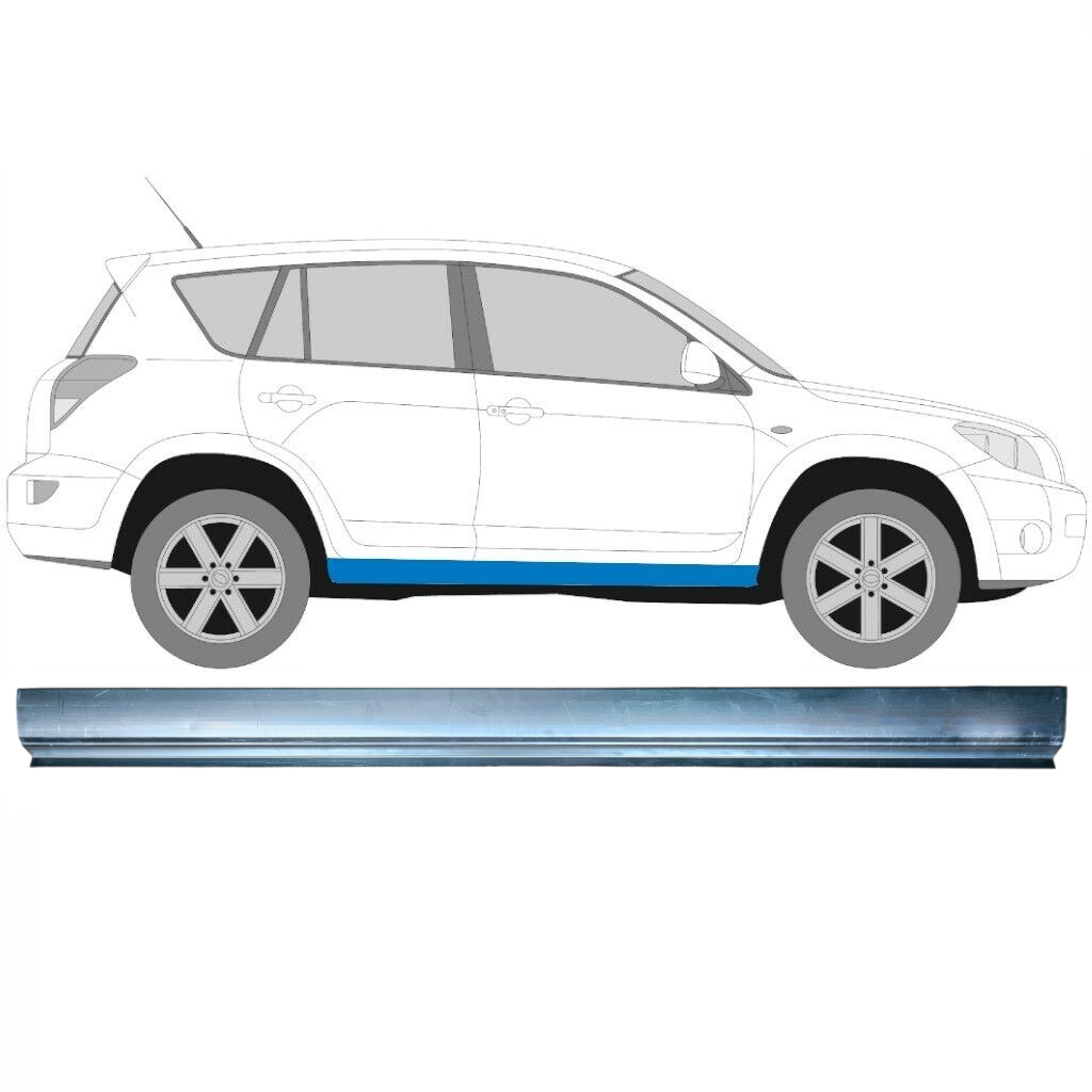 Reparație Prag Pentru Toyota Rav4 2006-2013 / Stânga = Dreapta (Simetric) 9361