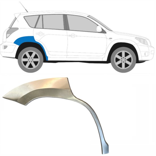 Reparație aripă spate pentru Toyota Rav4 2006-2013 / Dreapta 14753 Reparație aripă spate pentru Toyota Rav4 2006-2013 / Dreapta 14753