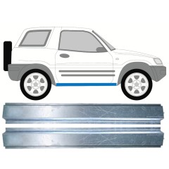 Reparație prag interior pentru Toyota Rav4 1994-2000 / Stânga = Dreapta (simetric) / Set 10881