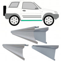 Reparație prag interior + exterior pentru Toyota RAV4 1994-2000 / Stânga = Dreapta (simetric) / Set 11325