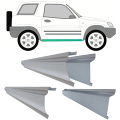 Reparație prag interior + exterior pentru Toyota Rav4 1994-2000 / Stânga = Dreapta (simetric) / Set 11325