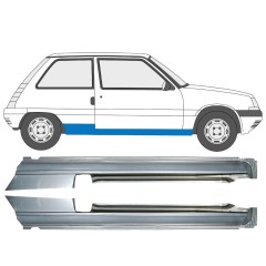 Prag complet pentru Renault 5 1984-1996 / Stânga+Dreapta / Set 9706