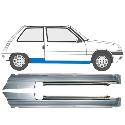 Reparație prag pentru Renault 5 1984-1996 / Stânga+Dreapta / Set 9706