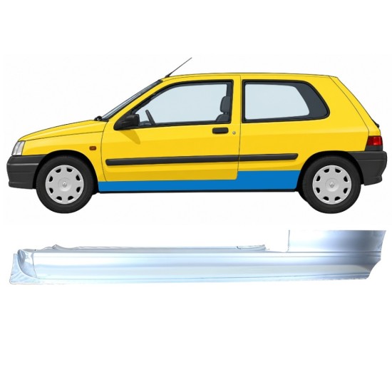 Prag complet pentru Renault Clio I 1990-1998 / Stânga 11010