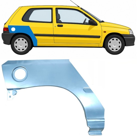 Reparație aripă spate pentru Renault Clio I 1990-1998 / Dreapta 7680