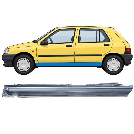 Prag complet pentru Renault Clio I 1990-1998 / Stânga 11013
