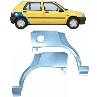 Reparație aripă spate pentru Renault Clio I 1990-1998 / Stânga+Dreapta / Set 9849