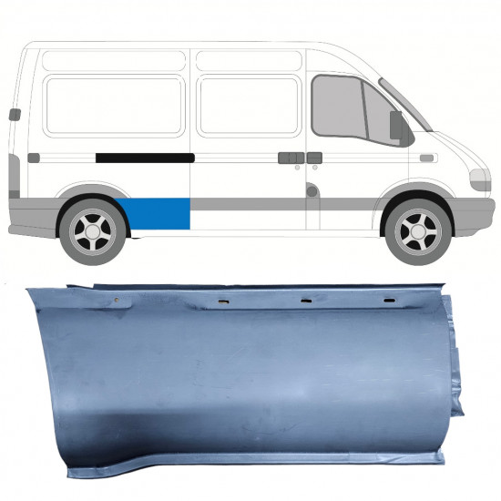 OPEL MOVANO / R MASTER 1998-2010 LATURĂ PANOU DE REPARATII / DREAPTA