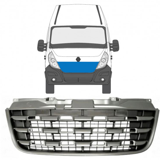 Grilă pentru Renault Master 2010-2014 7494