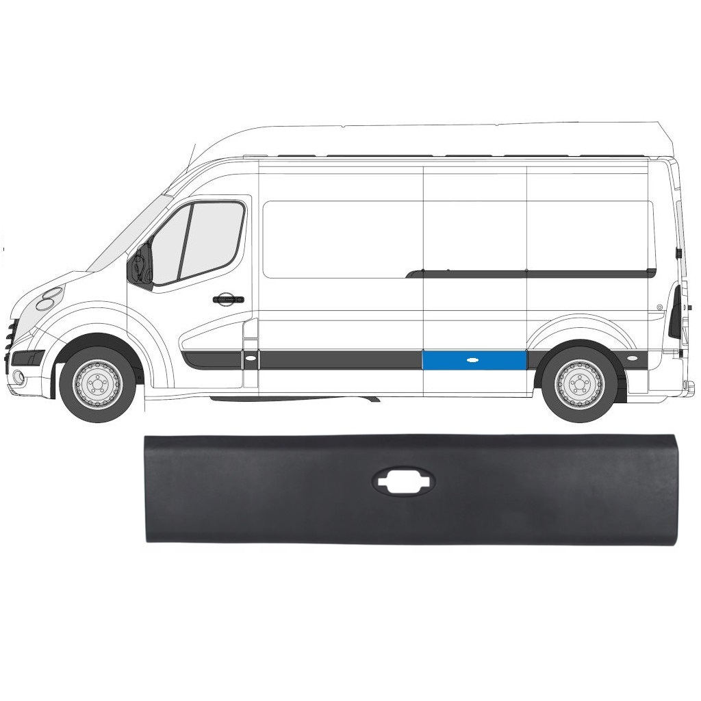 Bandou Lateral Pentru R Master 2010- / Lwb / Stânga 7216
