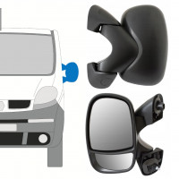 Oglindă manuală pentru Renault Trafic 2001-2014 / Stânga 8224