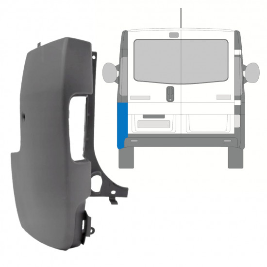 RENAULT TRAFIC 2001-2014 COLT BARĂ SPATE / STÂNGA