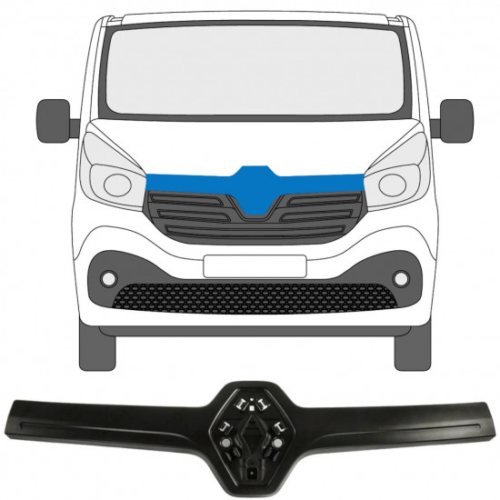 Bandou grilă pentru Renault Trafic 2014- 7542