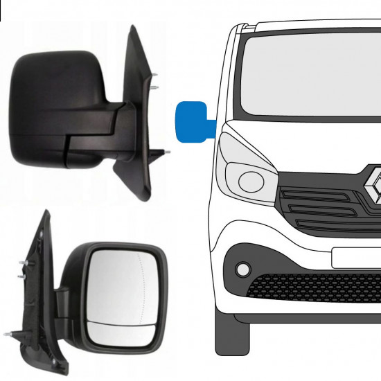 RENAULT TRAFIC 2014- OGLINDA MANUALA / DREAPTA