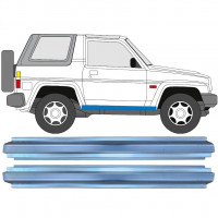 Reparație prag pentru Daihatsu Fourtrak Rocky 1985-1993 / Stânga = Dreapta (simetric) / Set 10468