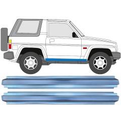 Reparație prag pentru Daihatsu Feroza Rocky Fourtrak 1984-1993 / Stânga = Dreapta (simetric) / Set 10468