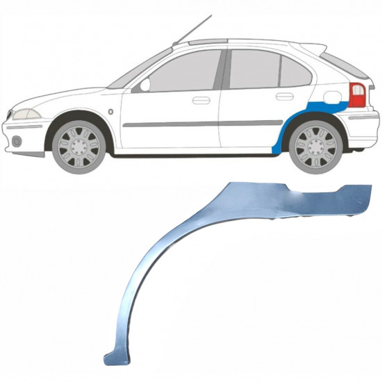 ROVER 25 MG ZR 1995-2005 SEGMENT REPARAȚIE ARIPĂ SPATE / STÂNGA