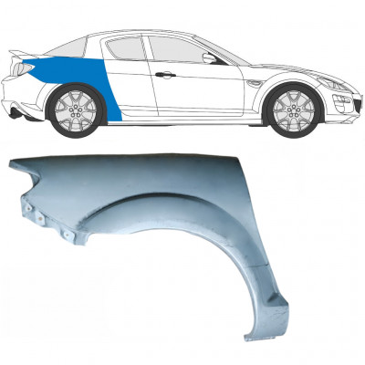 Reparație aripă spate pentru Mazda RX8 2003-2012 / Dreapta 6013