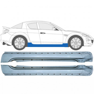 Prag complet pentru Mazda RX8 2003-2012 / Stânga+Dreapta / Set 9284