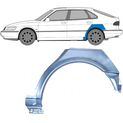 Reparație aripă spate pentru Saab 900 1994-1998 / Stânga 6984