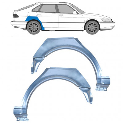 Reparație aripă spate pentru Saab 900 1994-1998 / Stânga+Dreapta / Set 10586