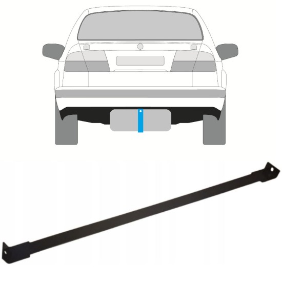 Cleme rezervor combustibil pentru Saab 9-5 1997-2010 15030