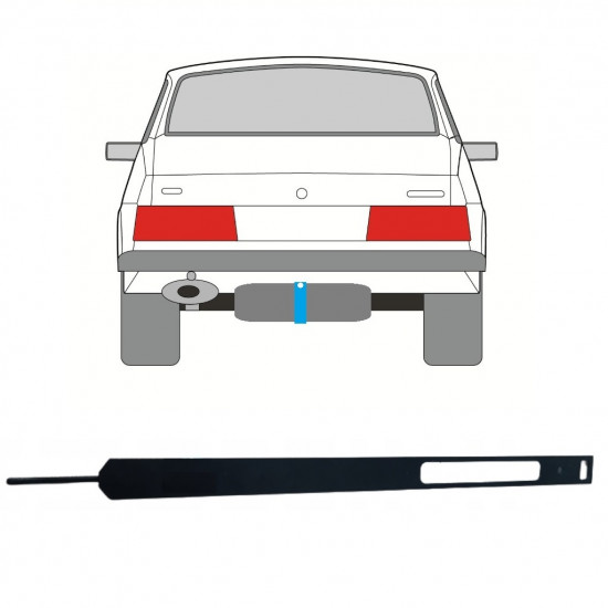 Cleme rezervor combustibil pentru Saab 900 1978-1995 11735