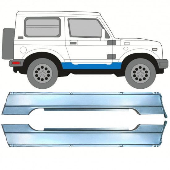 Reparație prag pentru Suzuki Samurai 1981-1998 / Stânga+Dreapta / Set 10030