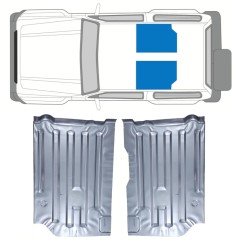 Reparație podea pentru Suzuki Samurai 1981- / Stânga+Dreapta / Set 11824