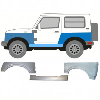 Reparație prag + aripă față + aripă spate pentru Suzuki Samurai 1981-2004 / Stânga 11180