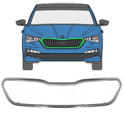 Ramă grilă față pentru Skoda Scala 2019- 16227
