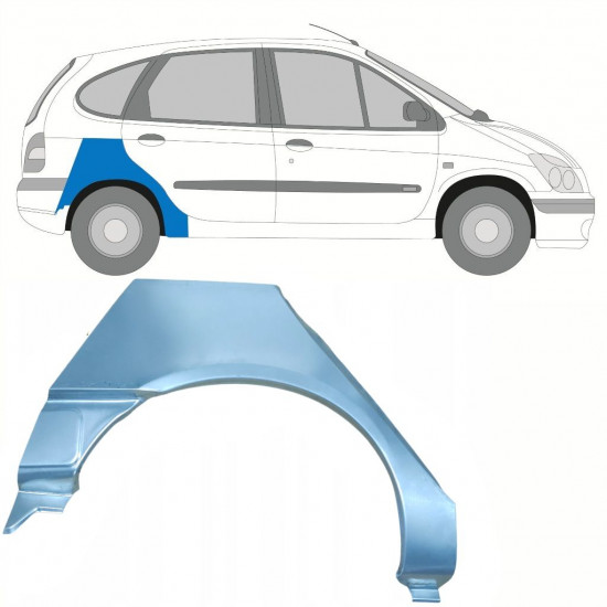 Reparație aripă spate pentru Renault Scenic 1995-2003 / Dreapta 8403