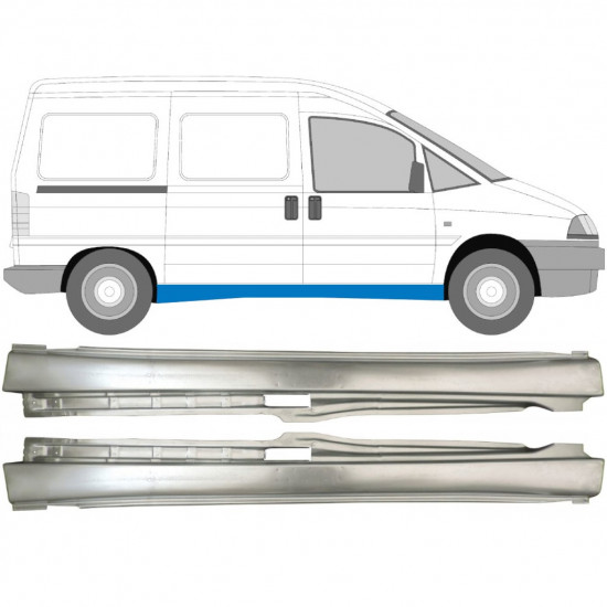 FIAT SCUDO DISPATCH EXPERT 1994- DEPLIN KIT REPARATIE PRAG  / A STABILIT