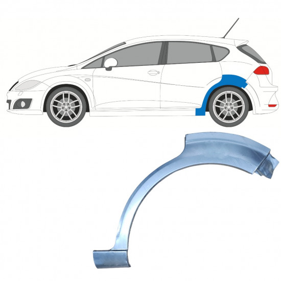 SEAT LEON 2005-2012 SEGMENT REPARAȚIE ARIPĂ SPATE / STÂNGA