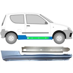 Reparație prag + reparație interior prag pentru Fiat Seicento 1998-2010 / Dreapta / Set 14720