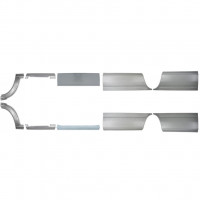 Set panouri de reparare pentru Mercedes Sprinter 1995-2006 / LWB / Stânga+Dreapta /  5297