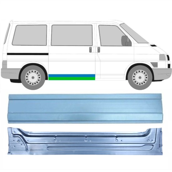 Reparație ușă culisantă interior + exterior Mercedes pentru Volkswagen Transporter T4 1990-2003 / Dreapta / Set 16152