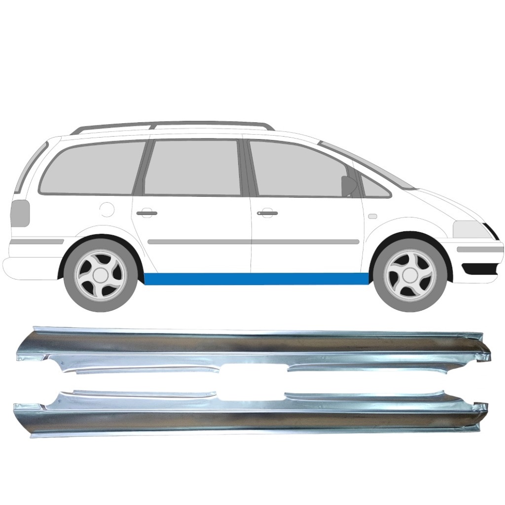 Prag Complet Pentru Vw Sharan Ford Galaxy 1995-2010 / Stânga+Dreapta / Set 9249