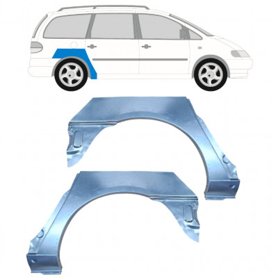 Reparație aripă spate pentru Volkswagen Sharan 2000-2010 / Stânga+Dreapta / Set 9219