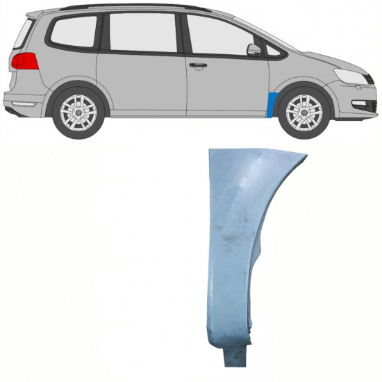 VOLKSWAGEN SHARAN 2010- PANOU REPARATIE ARIPA FAȚĂ / DREAPTA