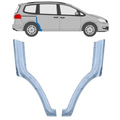 Reparație aripă spate partea din față pentru Volkswagen Sharan 2010-2022 / Stânga+Dreapta / Set 14602