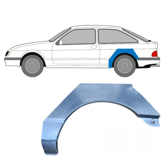 Reparație aripă spate pentru Ford Sierra 1982-1993 / Stânga 7386