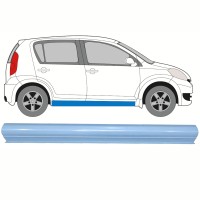 Reparație prag partea inferioară pentru Daihatsu Sirion 2005-2010 / Stânga = Dreapta (simetric) 17266