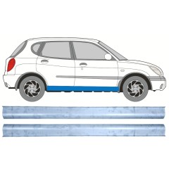 Reparație prag pentru Daihatsu Sirion 1998-2005 / Stânga+Dreapta / Set 12456