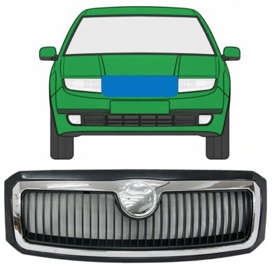 Grilă pentru Skoda Fabia I 1999-2004 7525